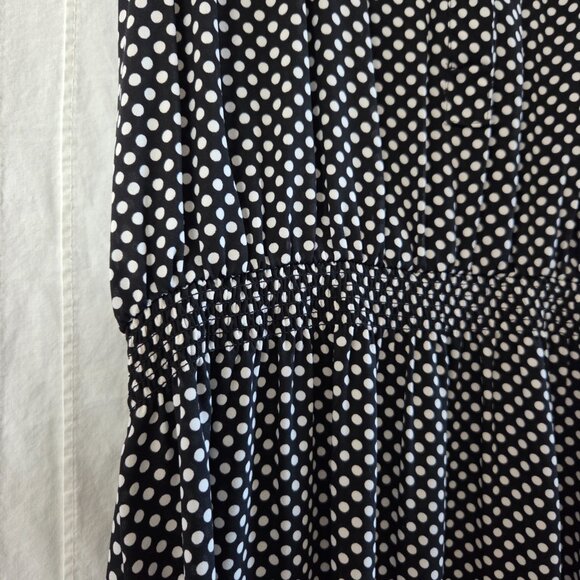 Black and White Polka Dot dress EUC - Picture 2 of 4
